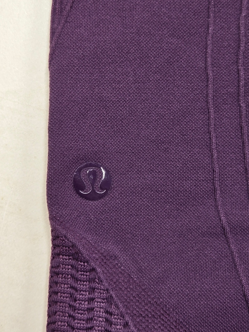 LULULEMON Flow And Go Crop Leggings Deep Zinfandel Dark Purple 9331 - Picture 6 of 7